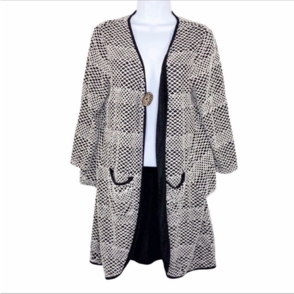 CAMILLE & COMPANY cardigan or swim beach cover up M - Picture 5 of 10